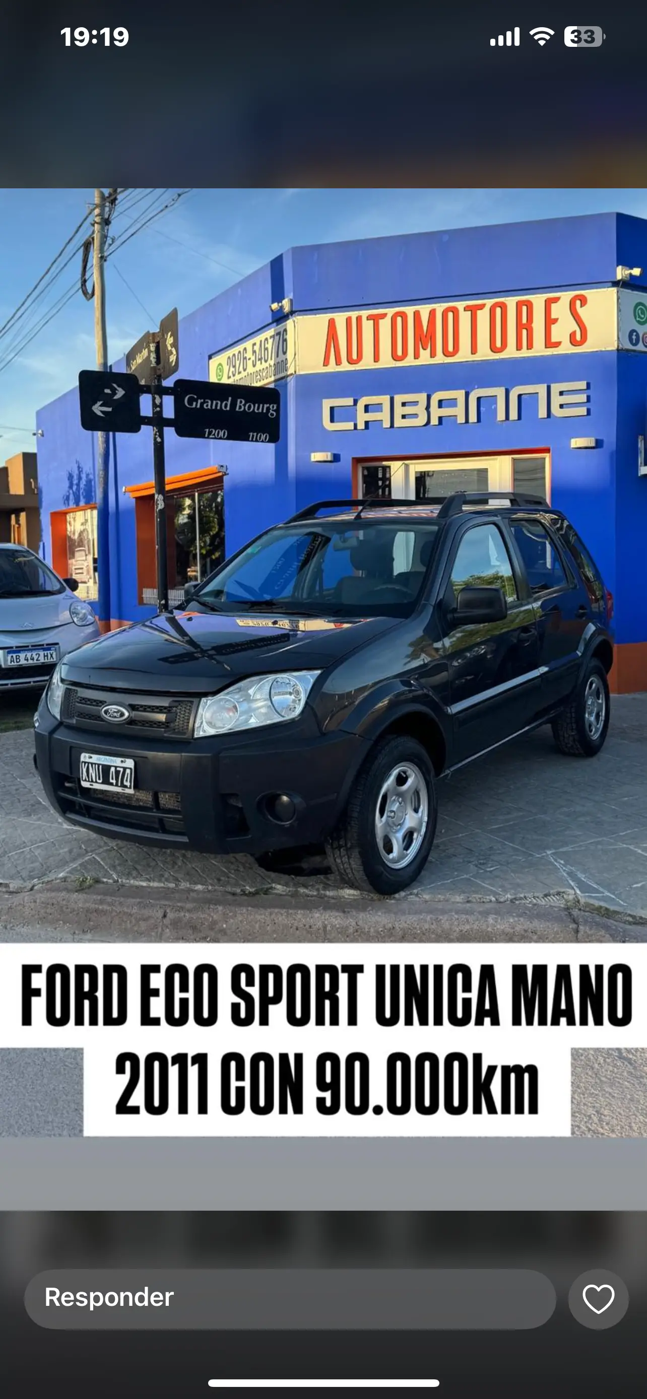 Ford Eco sport en venta en Coronel Suárez